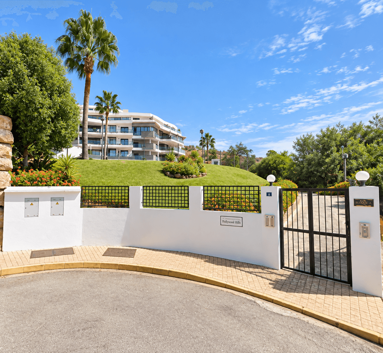 Appartement met zeezicht en terras in Mijas Costa del Sol